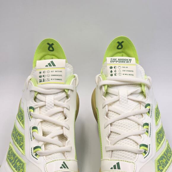 Adidas Adizero Impact MHA Men’s Sz 9 Baseball Cleats JQ8233 White Pulse Lime main image 5